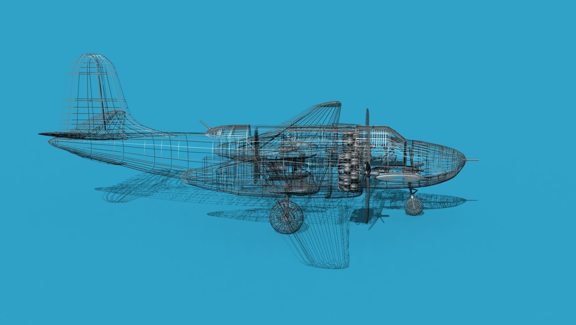 Douglas DB-7 Boston Mk II V00 3D model_16