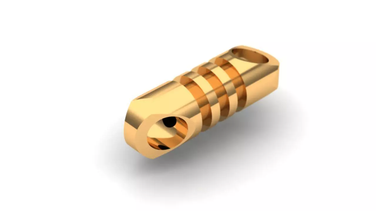 Eslabon para cadenas chain link 0721002 3D print model_0