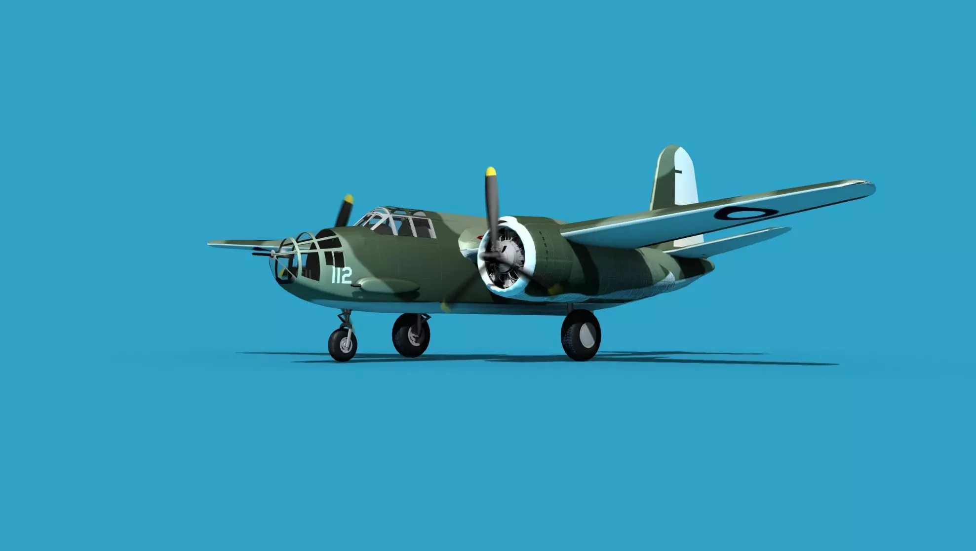 Douglas DB-7 Boston Mk II V05 RAAF 3D model_0