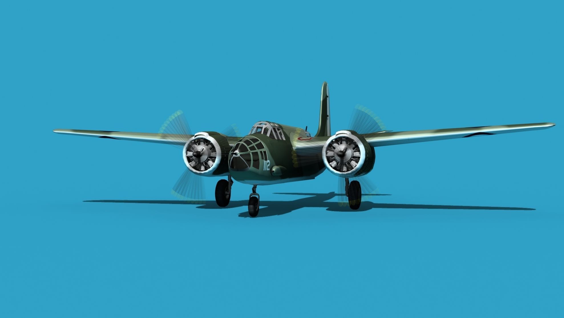 Douglas DB-7 Boston Mk II V05 RAAF 3D model_1