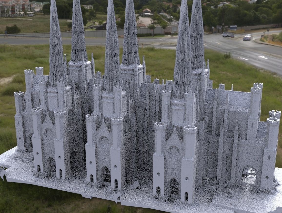 Victorian architecture Halloween collection Kit bash 3D model_10