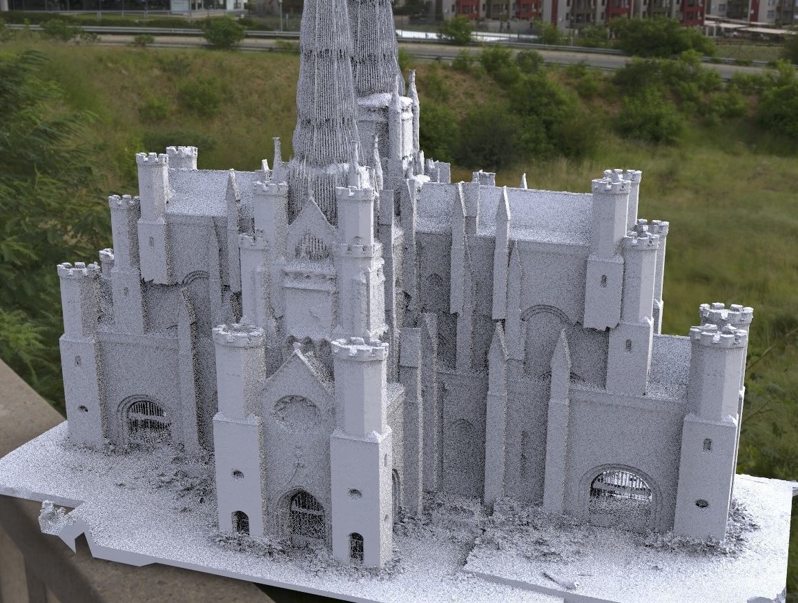 Victorian architecture Halloween collection Kit bash 3D model_2