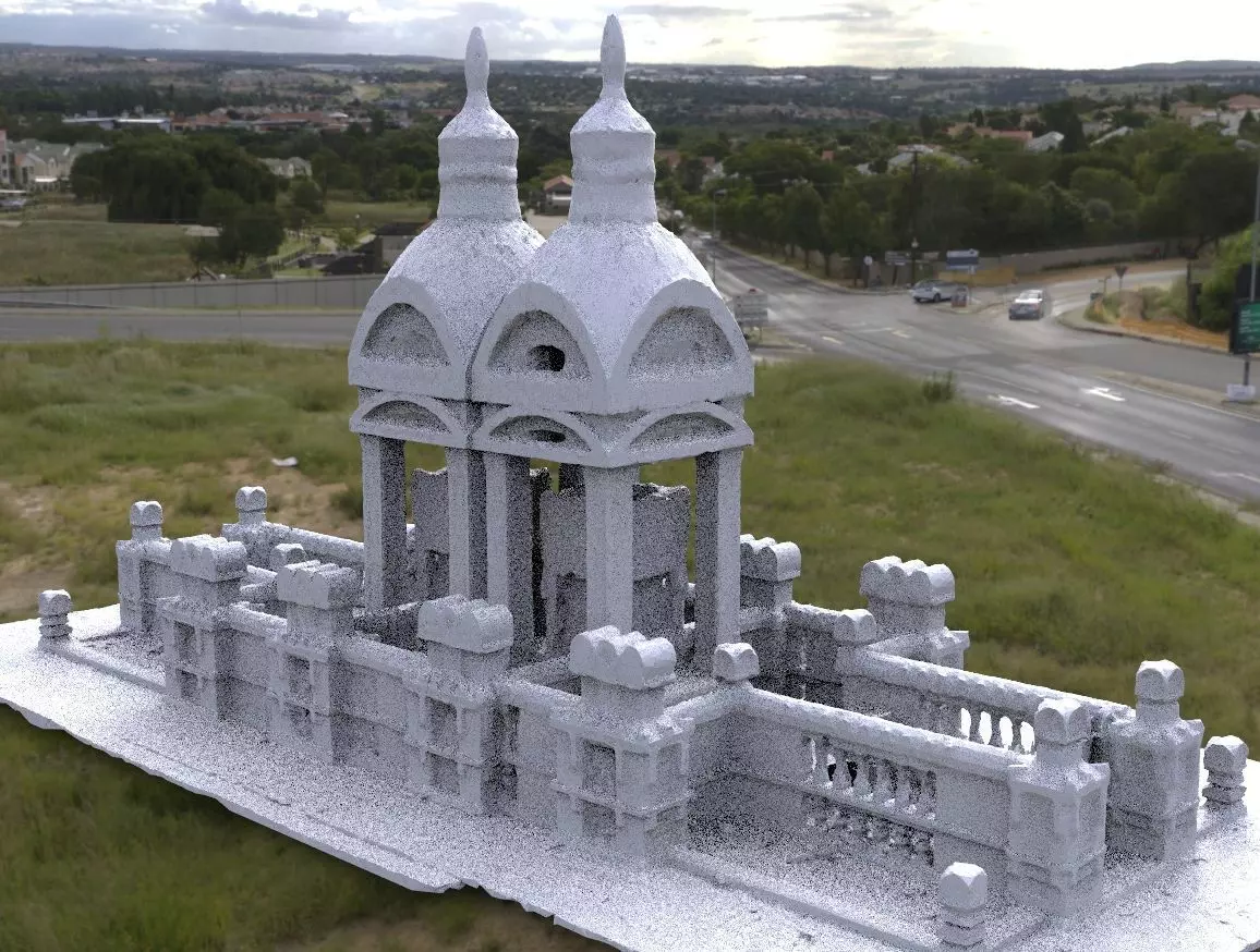 Victorian architecture Ornate grave 2 3D 3D model_0