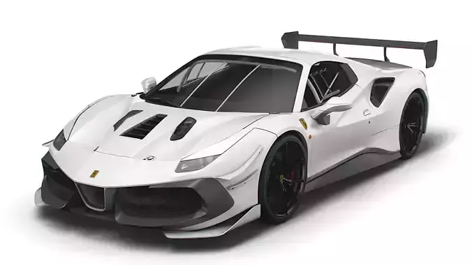 Ferrari GTB 488 EVO Spider 2021 3D model
