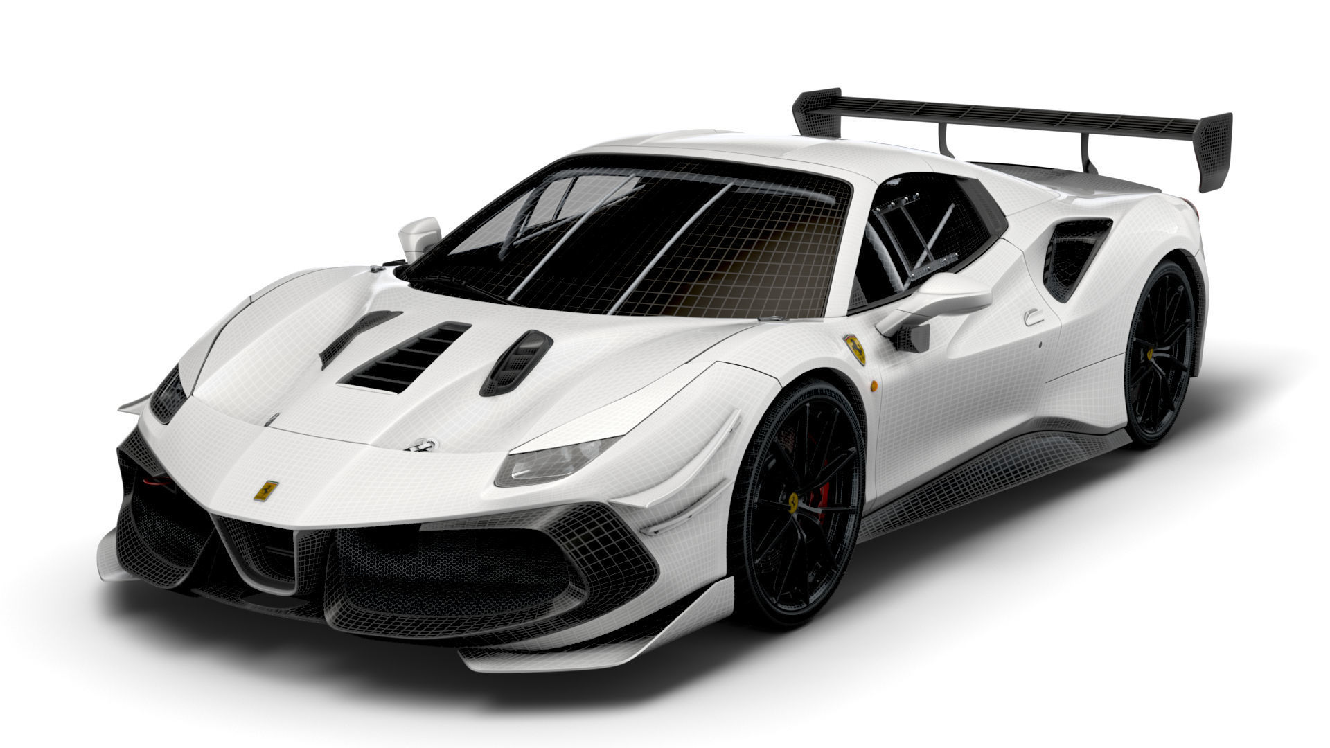 Ferrari GTB 488 EVO Spider 2021 3D model_19