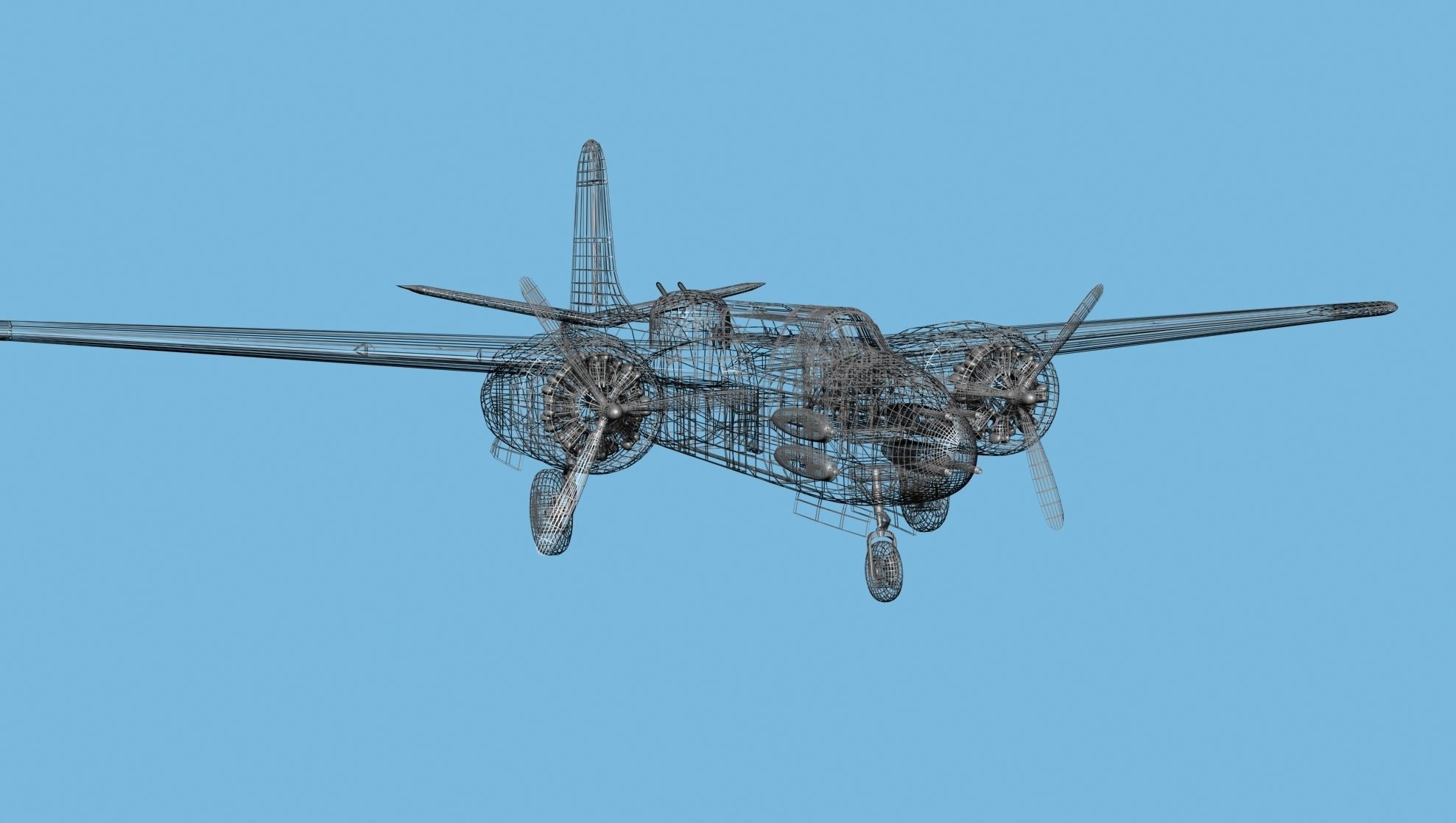 Douglas DB-7 Boston Mk III V04 RNZAF 3D model_14