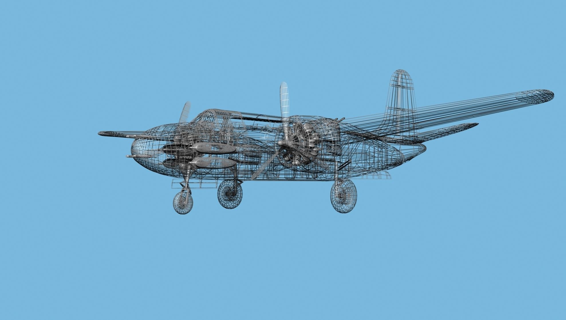 Douglas DB-7 Boston Mk III V04 RNZAF 3D model_13