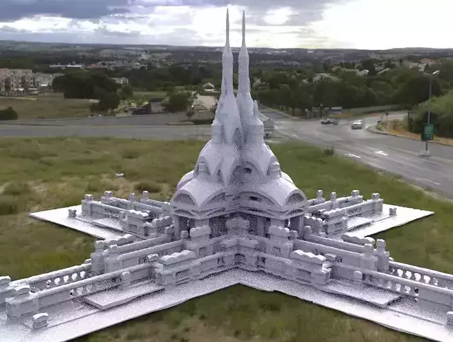 Victorian architecture Ornate grave 4