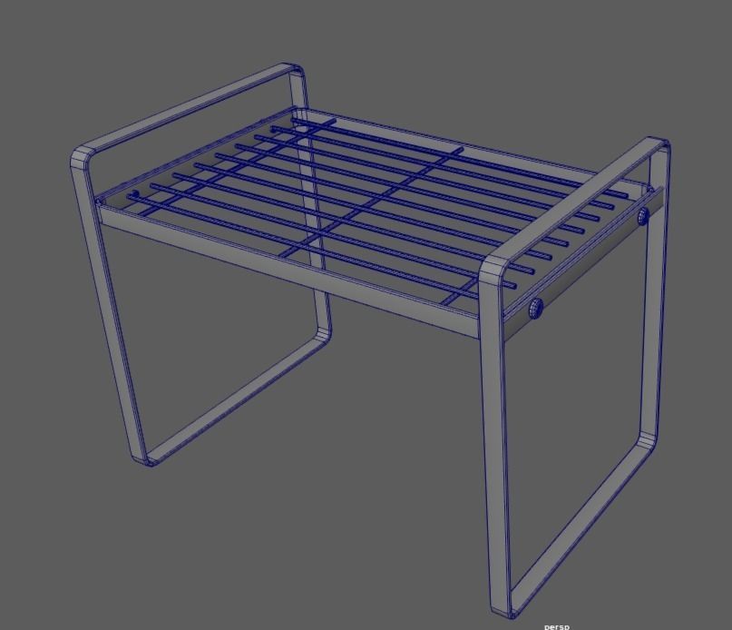 Spice Rack Low-poly 3D model_11