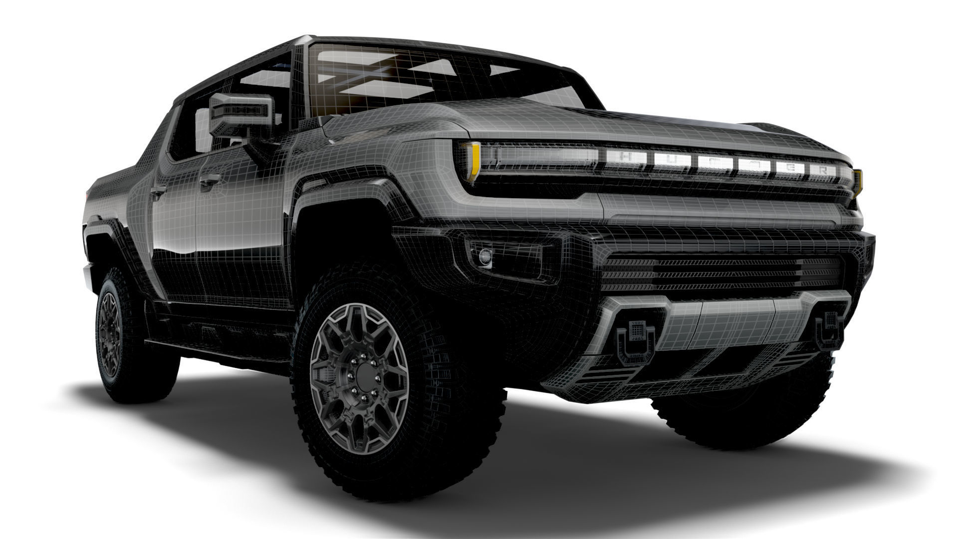 GMC Hummer EV Pickup Edition 1 2022 3D model_12