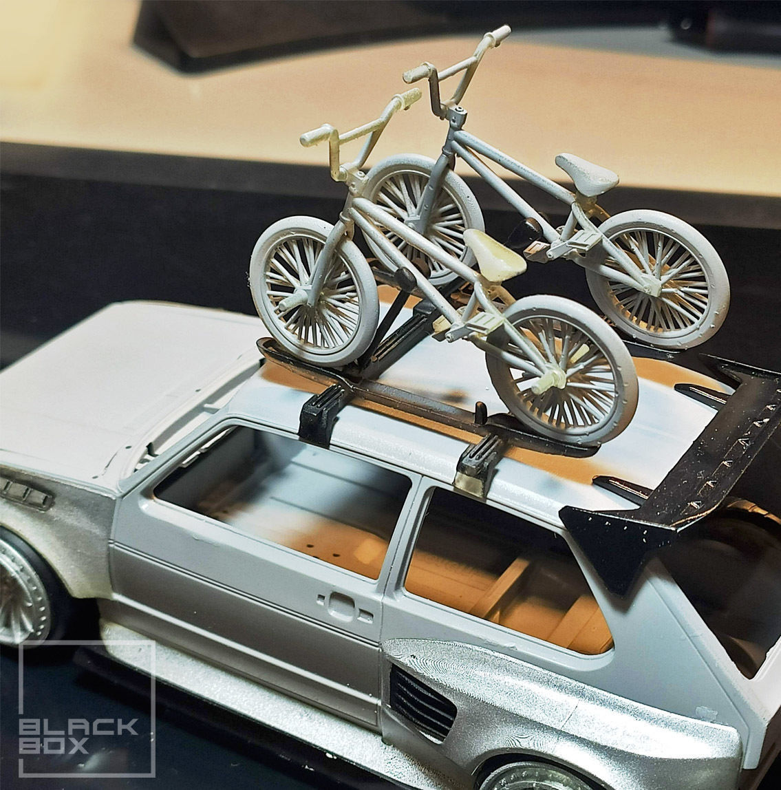 BMX BIKE AND RACK SET 1-24th For modelkit and diecast 3D print model_8