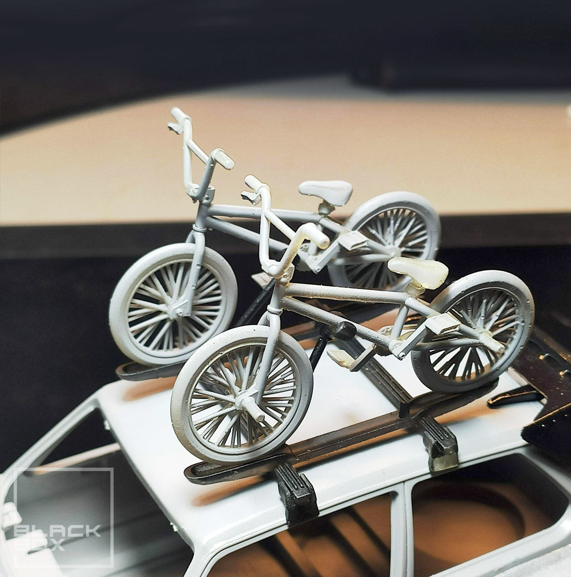 BMX BIKE AND RACK SET 1-24th For modelkit and diecast 3D print model_2