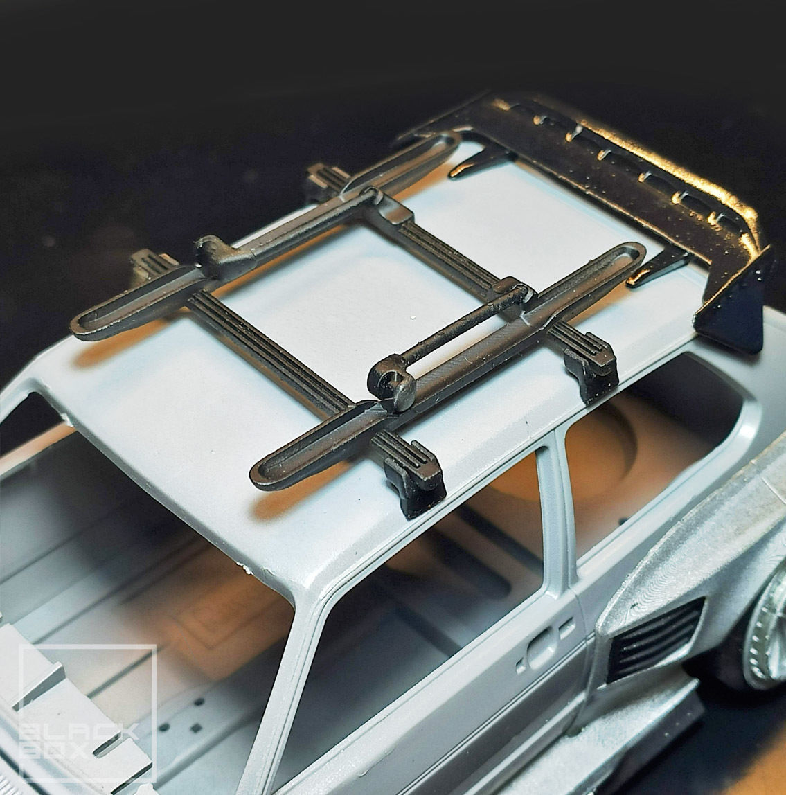 BMX BIKE AND RACK SET 1-24th For modelkit and diecast 3D print model_3