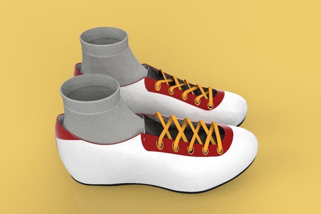 TRAIL RUNNING TRAINER SHOES SNEAKER FOOTBALL SOCCER 3D model_6