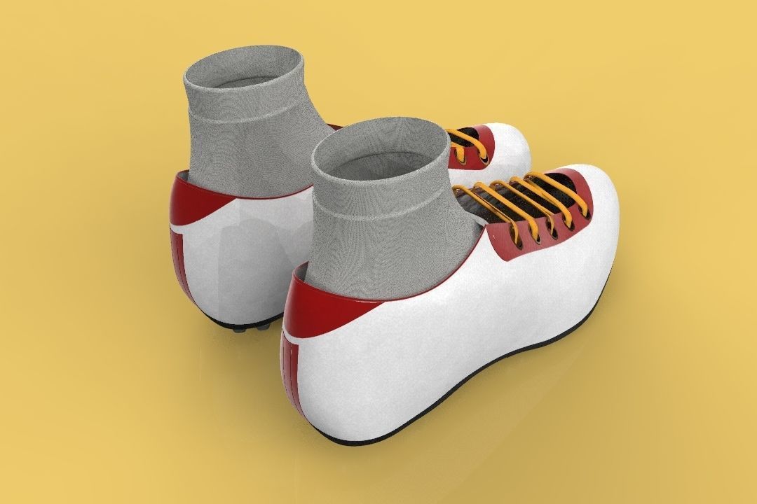 TRAIL RUNNING TRAINER SHOES SNEAKER FOOTBALL SOCCER 3D model_5