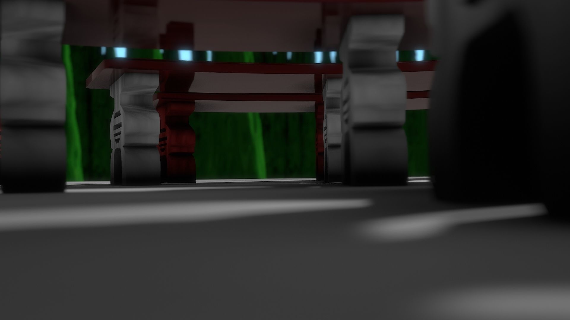 Garden Bench 3D model_25