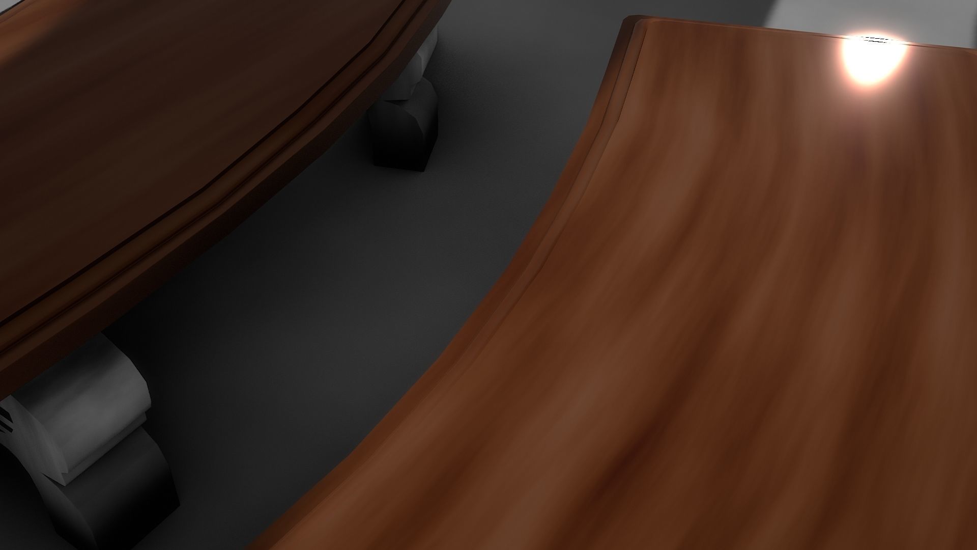 Garden Bench 3D model_14