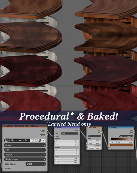 Garden Bench 3D model_4