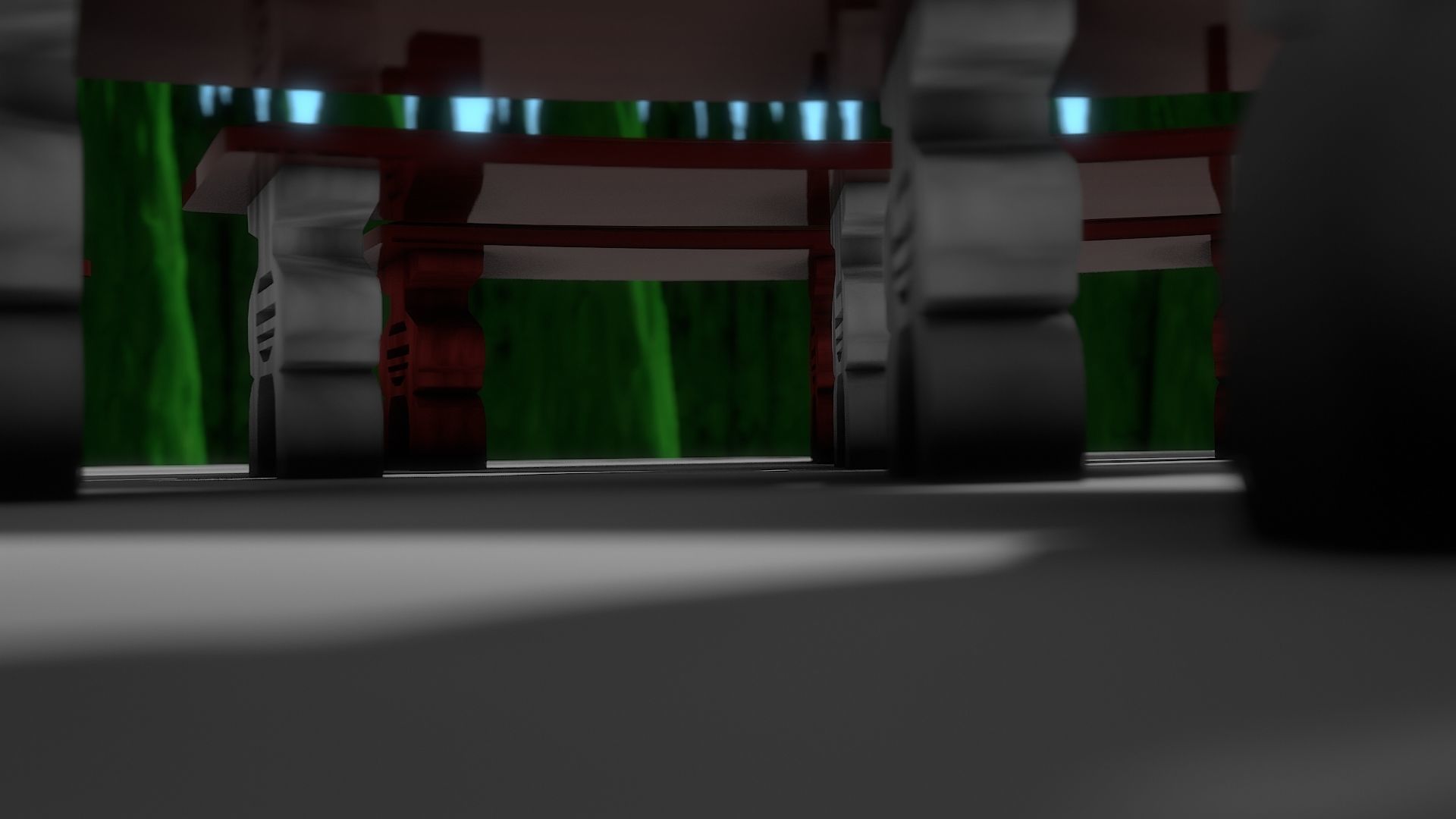 Garden Bench 3D model_27