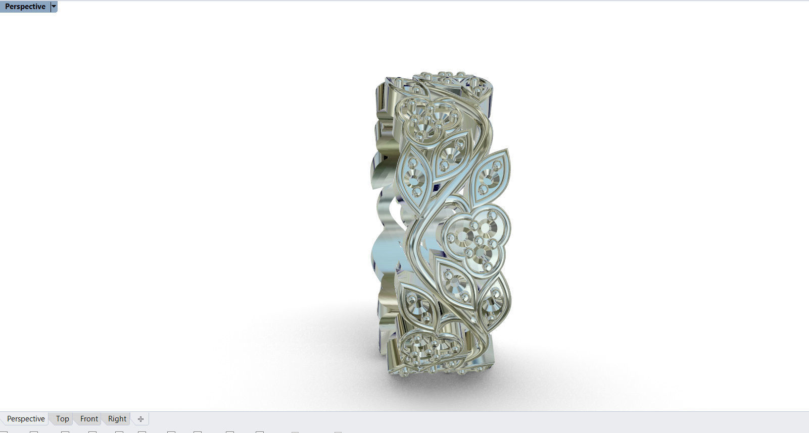 FLOWER RING   3D print model_6