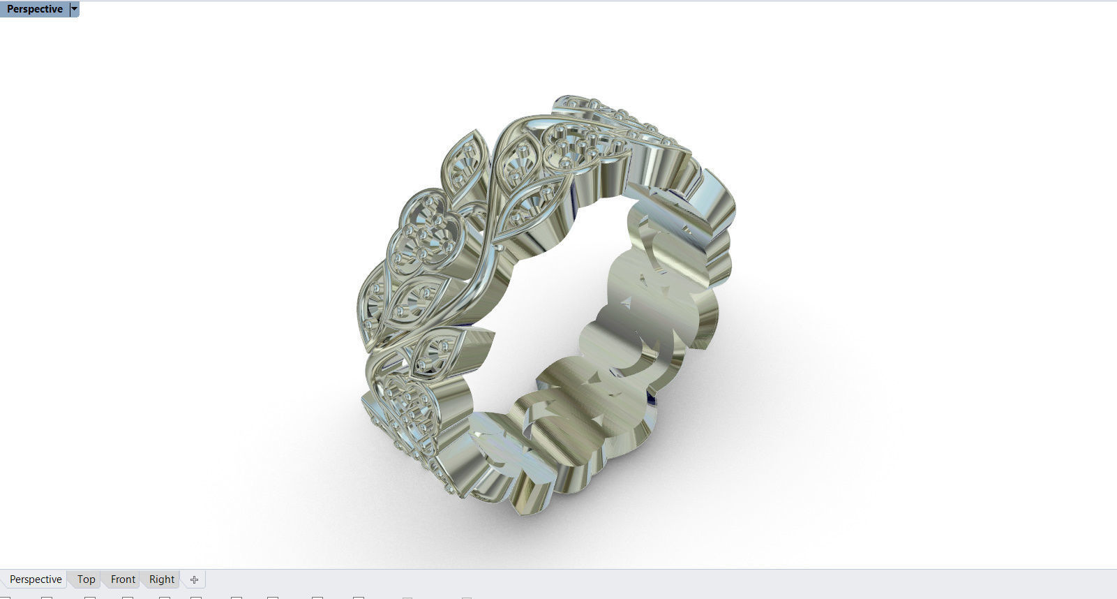 FLOWER RING   3D print model_10