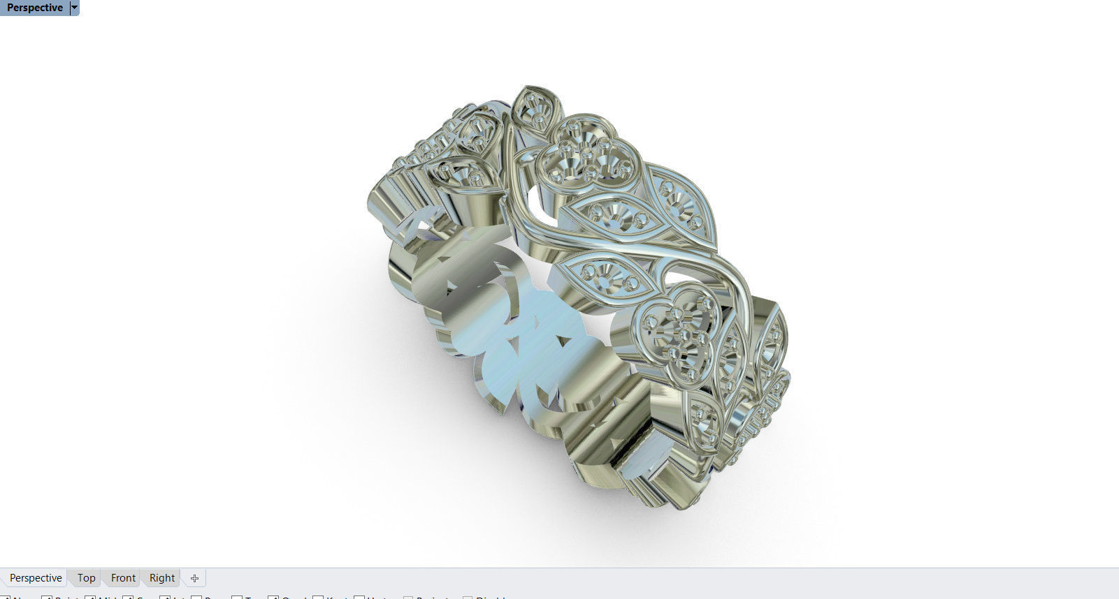 FLOWER RING   3D print model_1