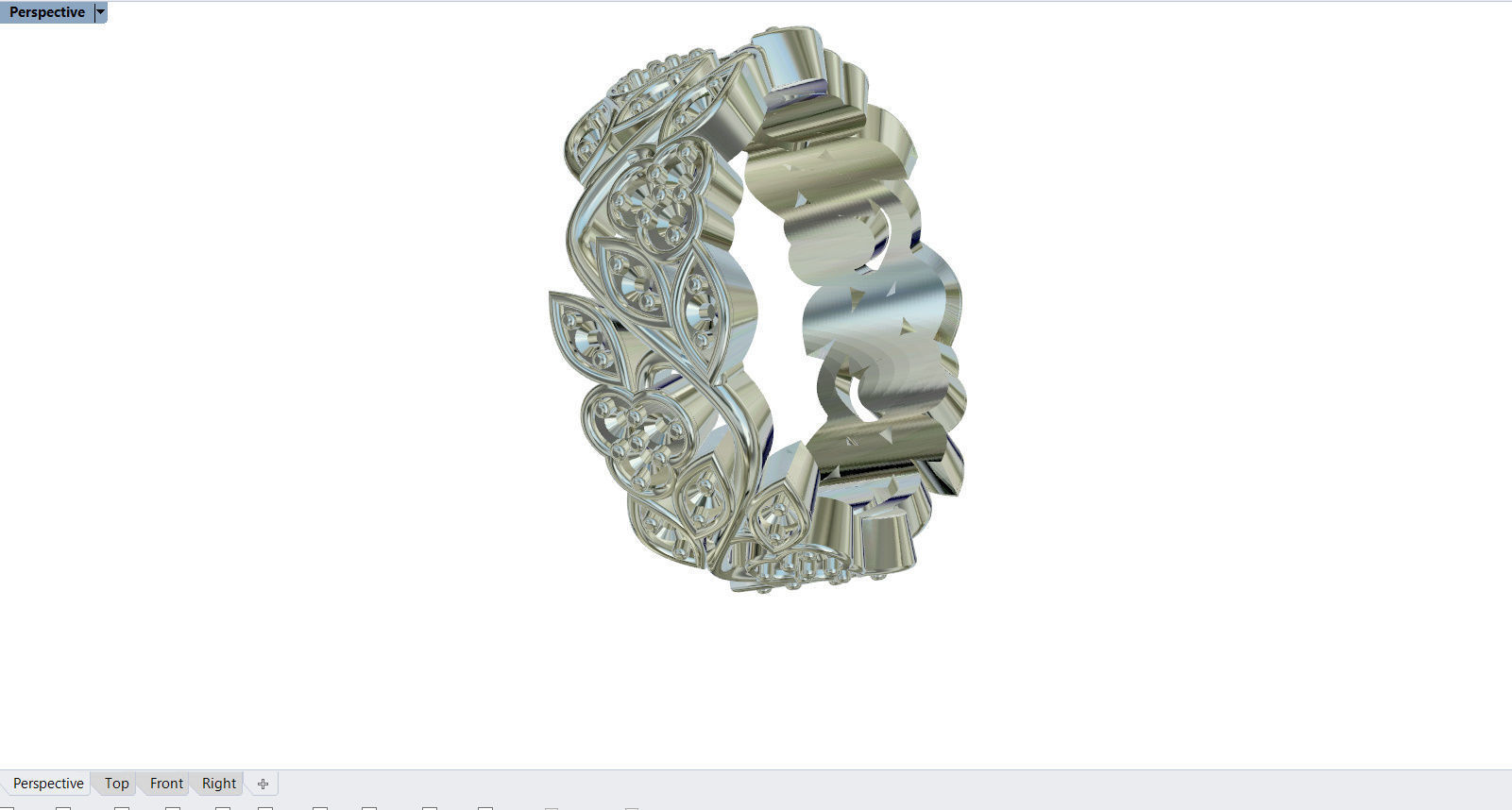FLOWER RING   3D print model_11