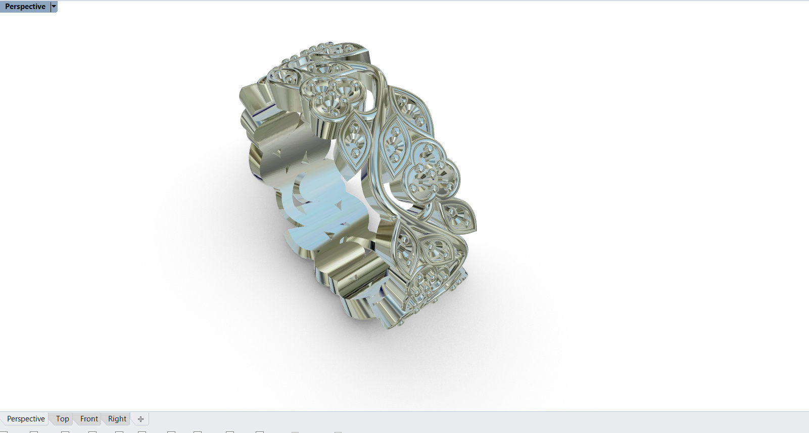 FLOWER RING   3D print model_14