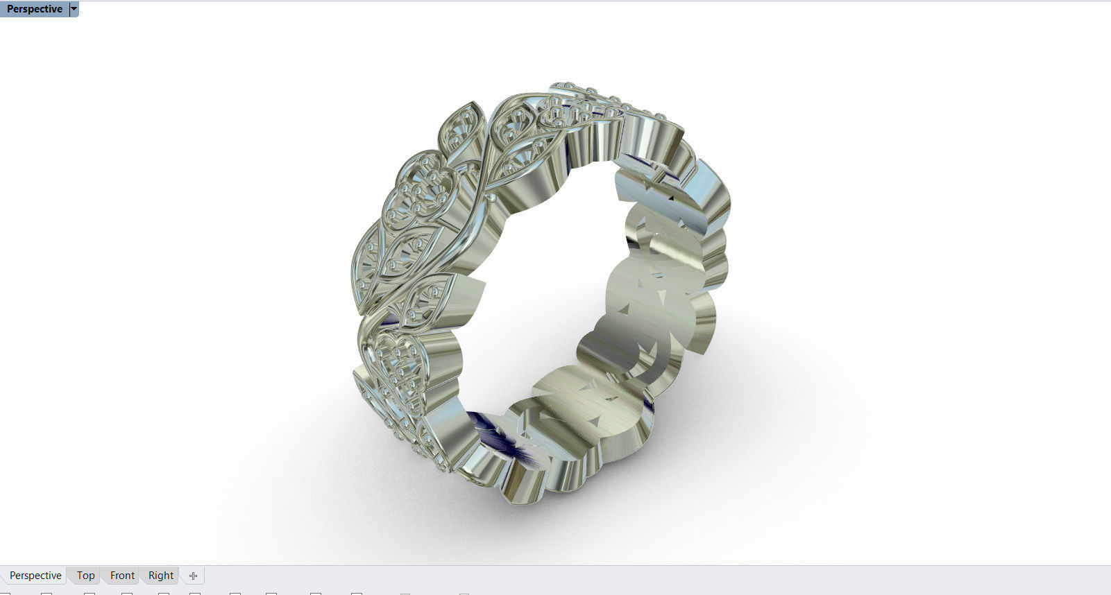 FLOWER RING   3D print model_9