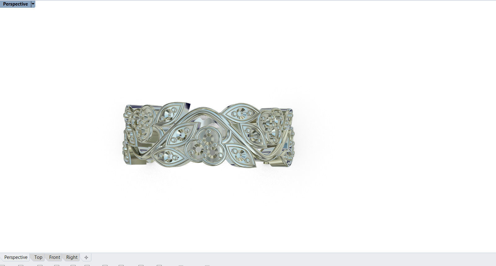 FLOWER RING   3D print model_7