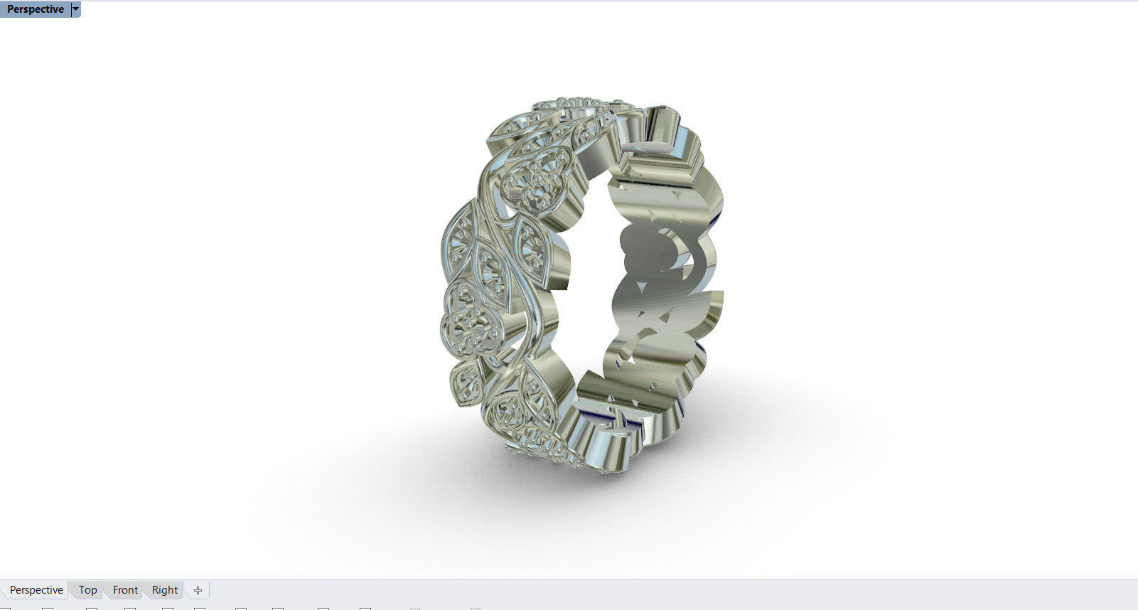 FLOWER RING   3D print model_5
