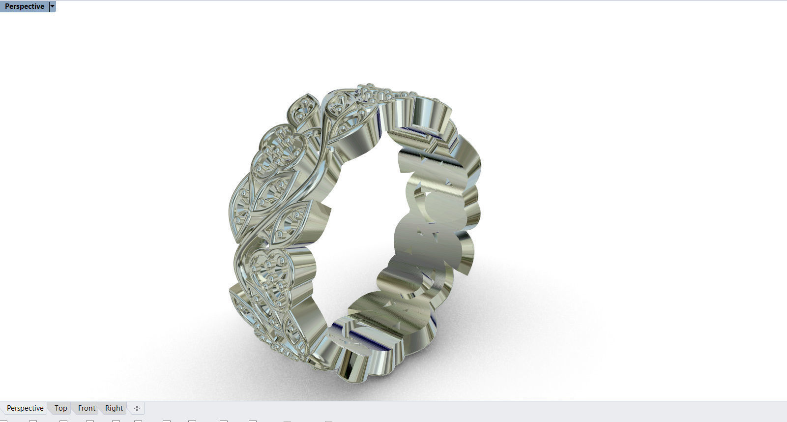 FLOWER RING   3D print model_8