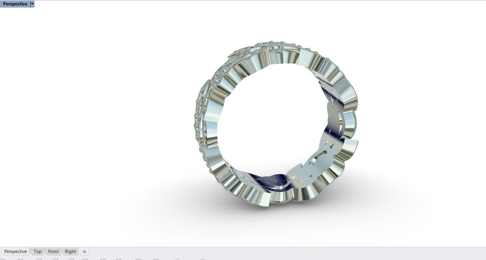 FLOWER RING   3D print model_4