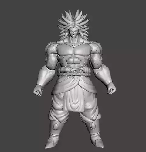 Broly SSJ4 3D Model