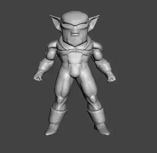 Gale 3D Model dragon ball character