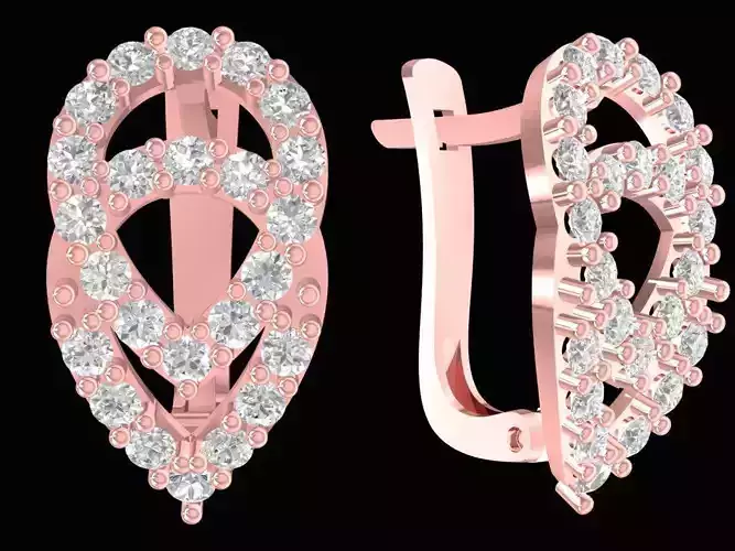 diamond earrings 2578