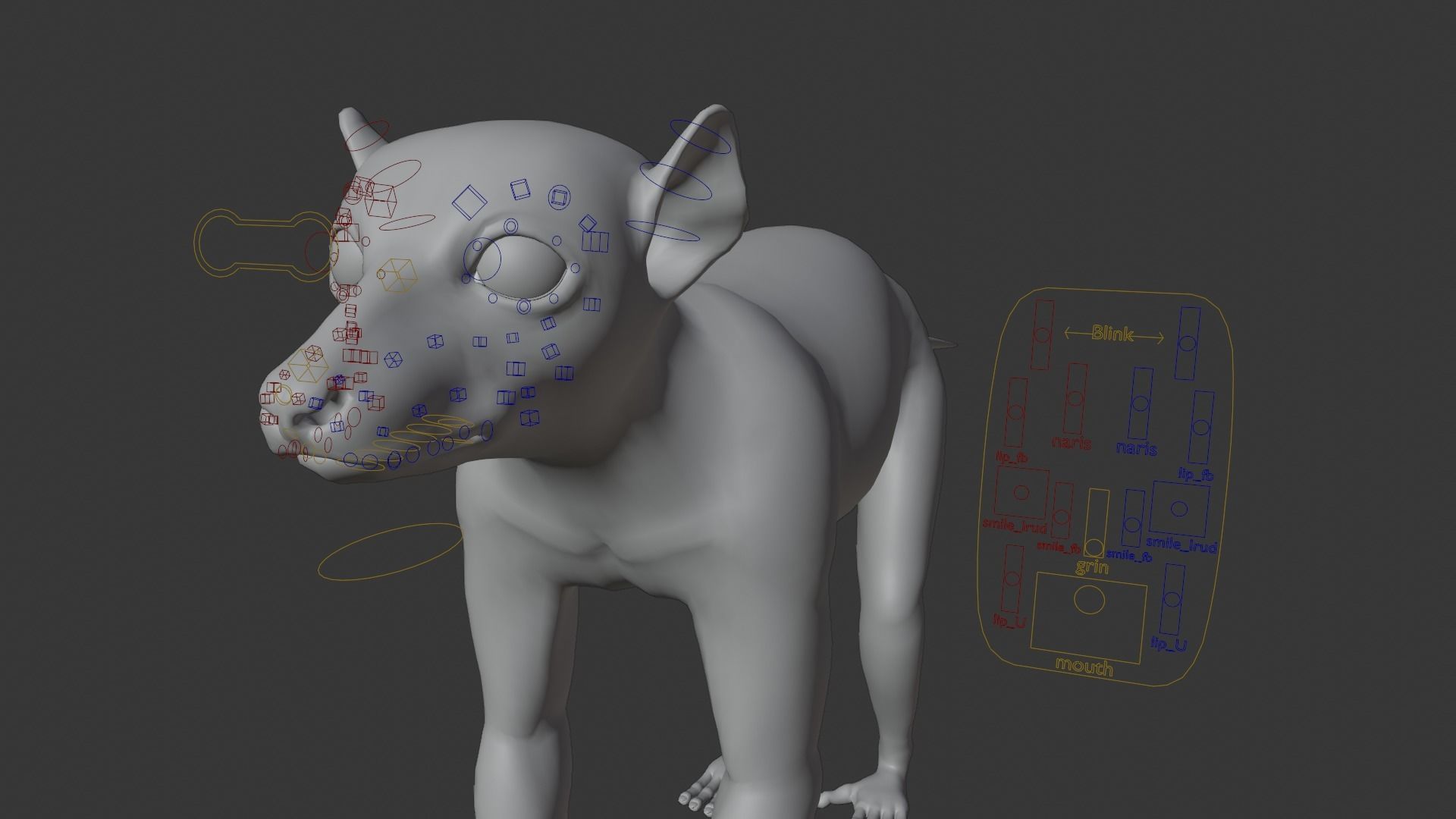 Ring Tailed Lemur Animated  VFX Grace 3D model_13