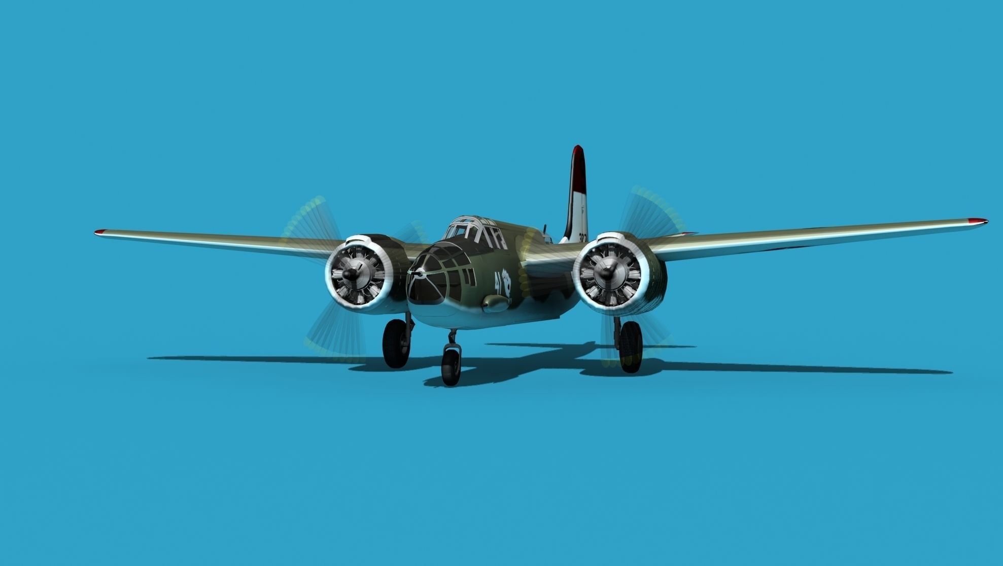 Douglas A-20E Havoc V05 3D model_1