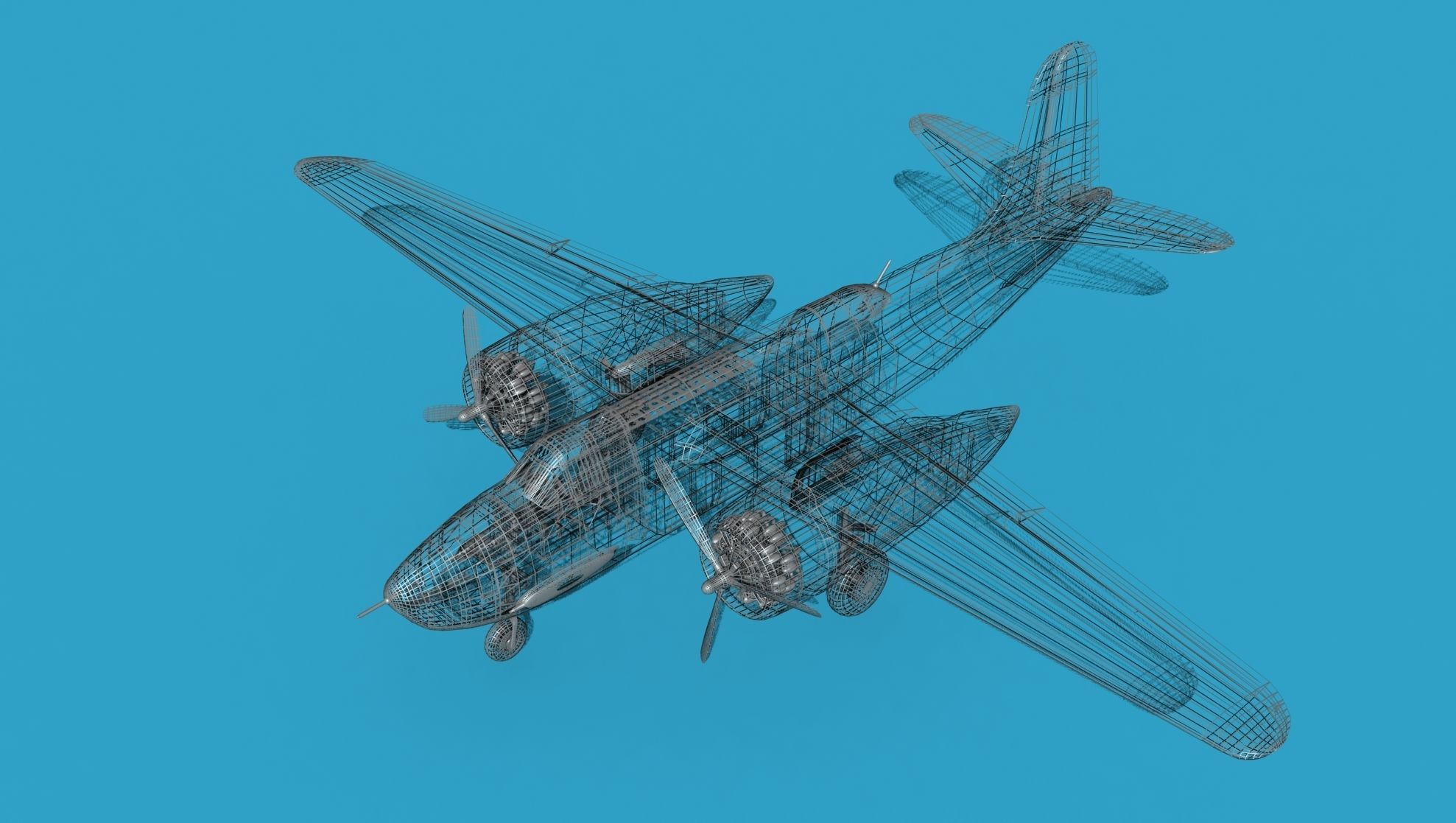 Douglas A-20E Havoc V05 3D model_16