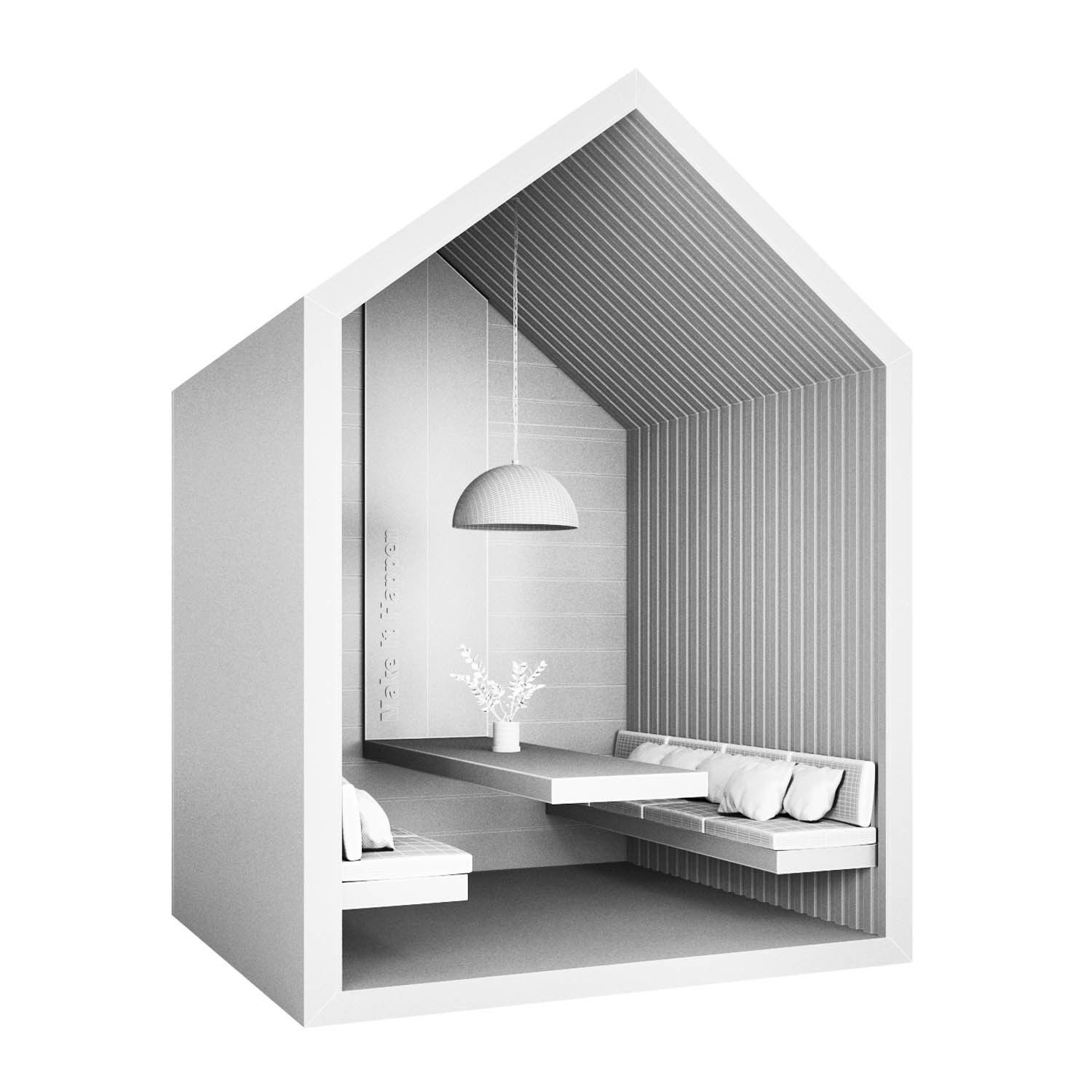 Treehouse cabin 3D model_2