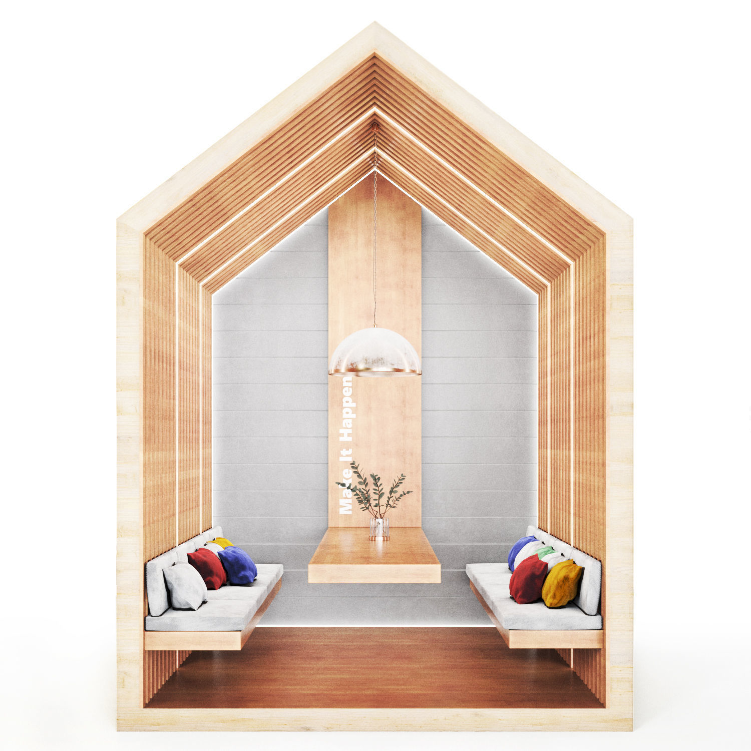 Treehouse cabin 3D model_1