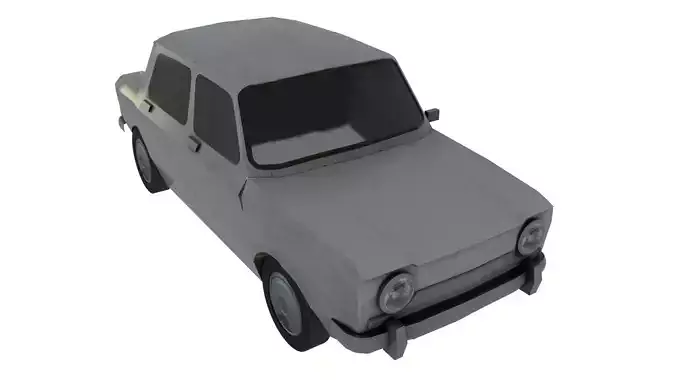 Simca 1000 Low-poly 3D model