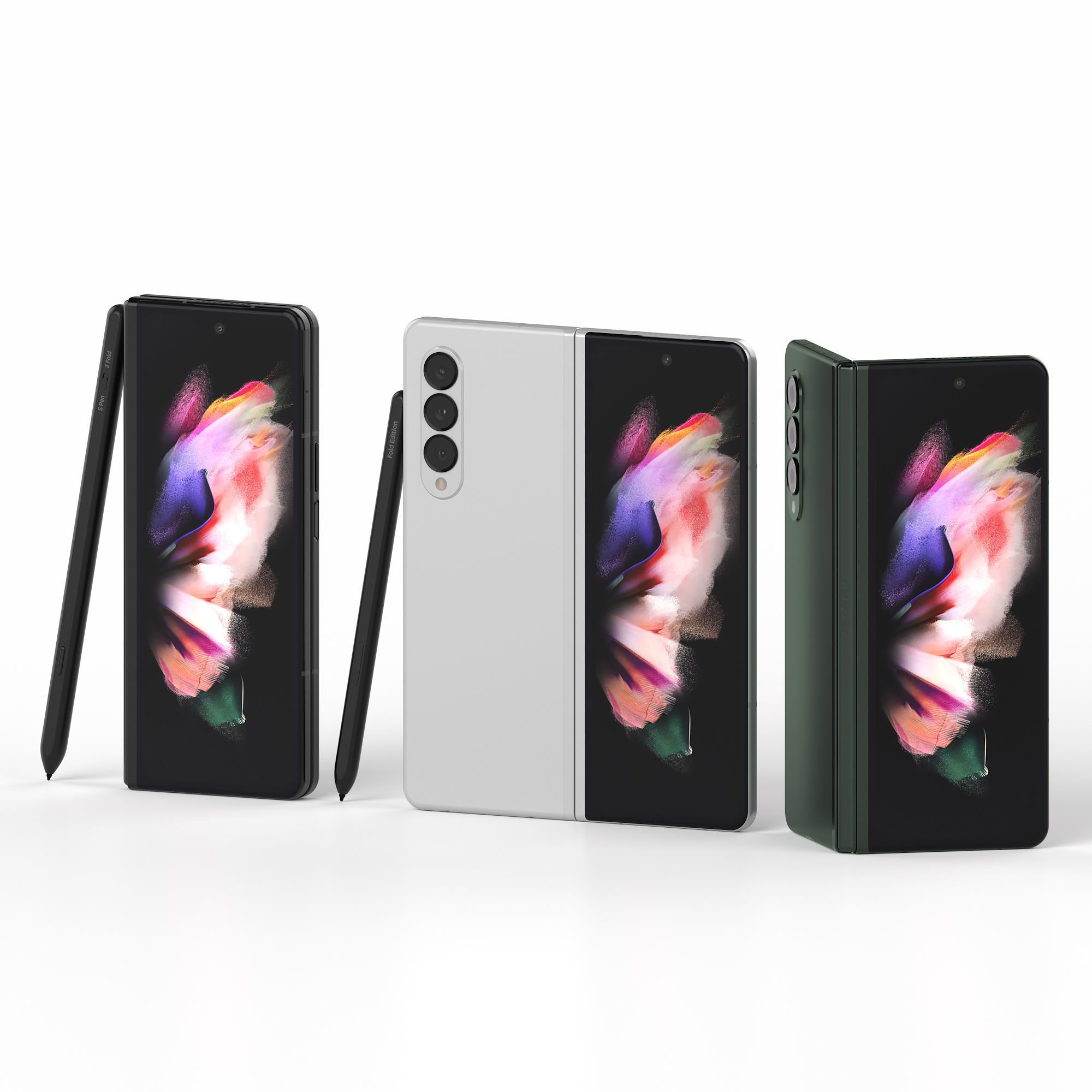 Samsung Galaxy Z Fold 3 and Galaxy Z Flip 3 3D model_50