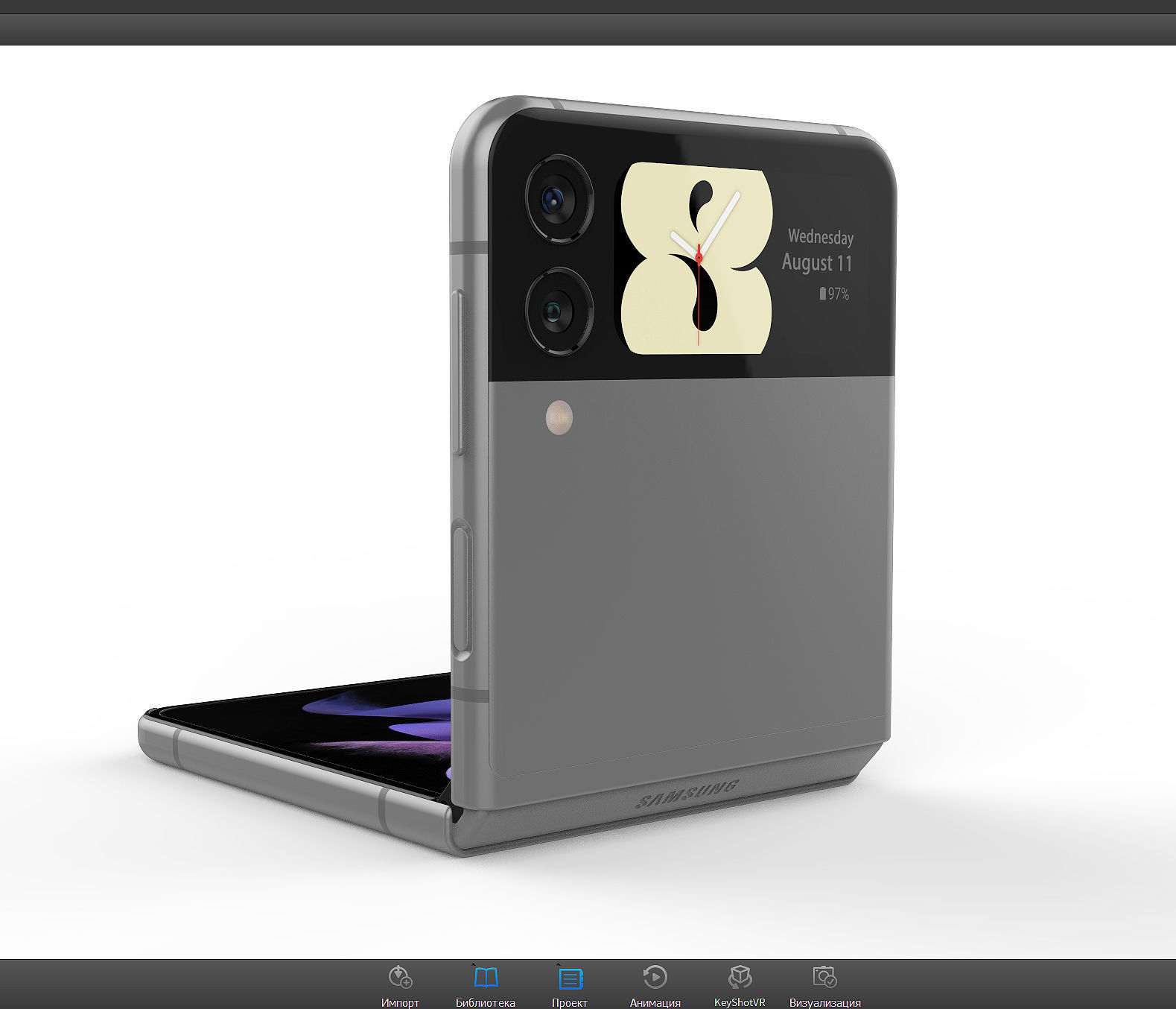 Samsung Galaxy Z Fold 3 and Galaxy Z Flip 3 3D model_59