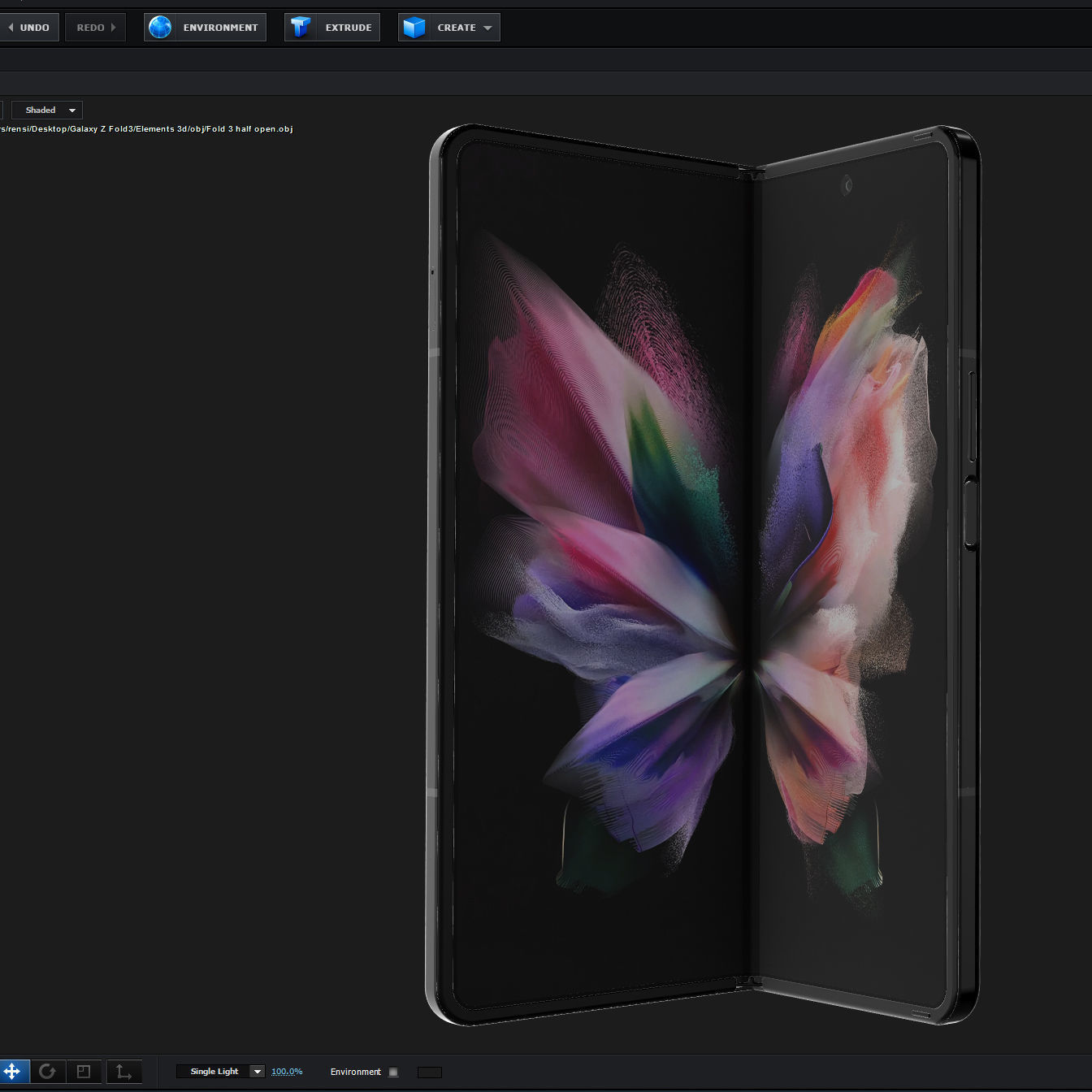 Samsung Galaxy Z Fold 3 and Galaxy Z Flip 3 3D model_32