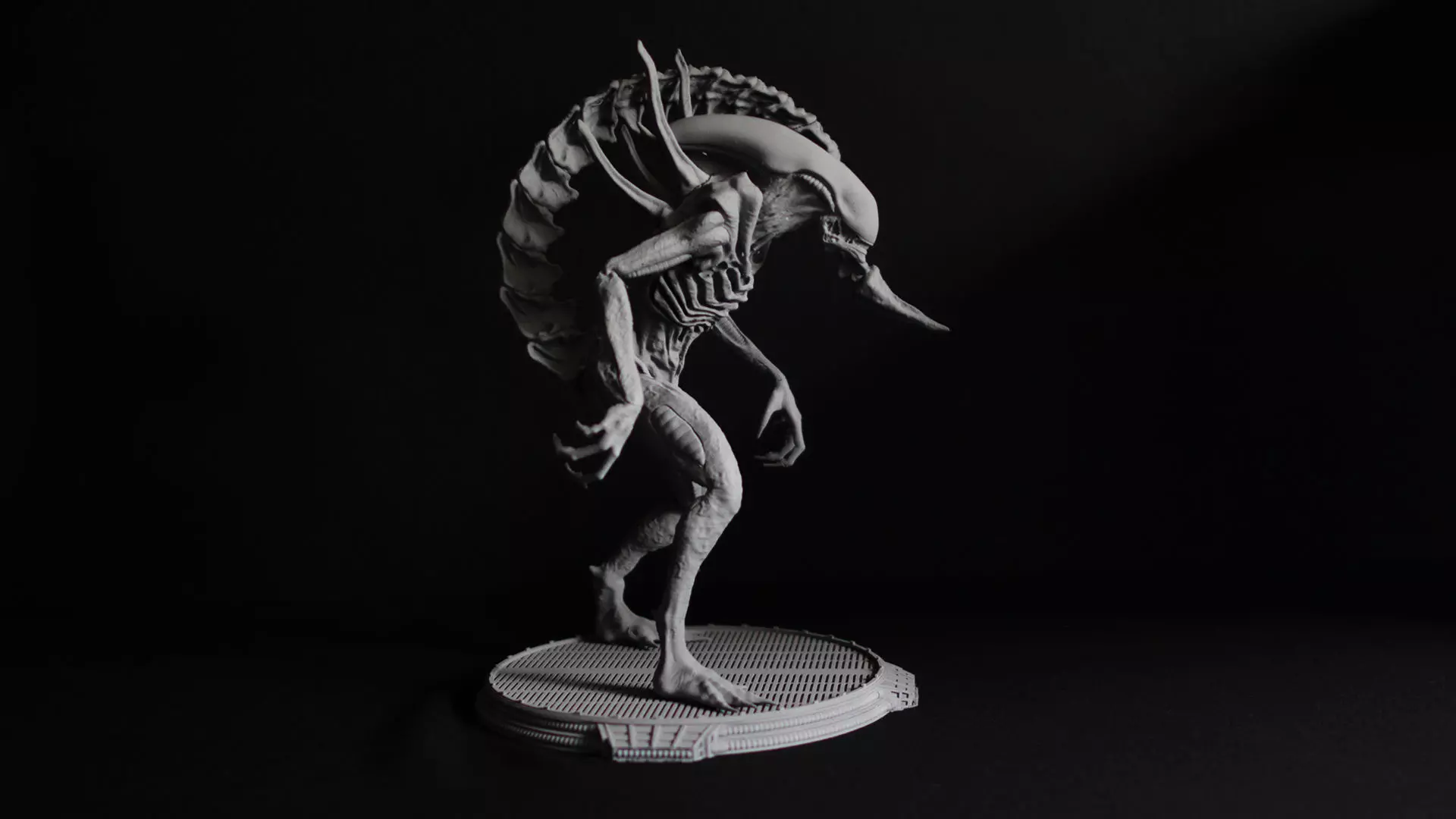 Alien Xenomorph Scout 3D Print Model 3D print model_0