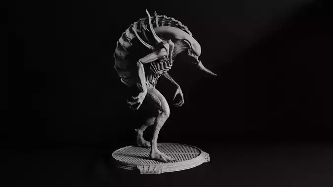 Alien Xenomorph Scout 3D Print Model 3D print model Alien Xenomorph Scout 3D Print Model 3D print model
