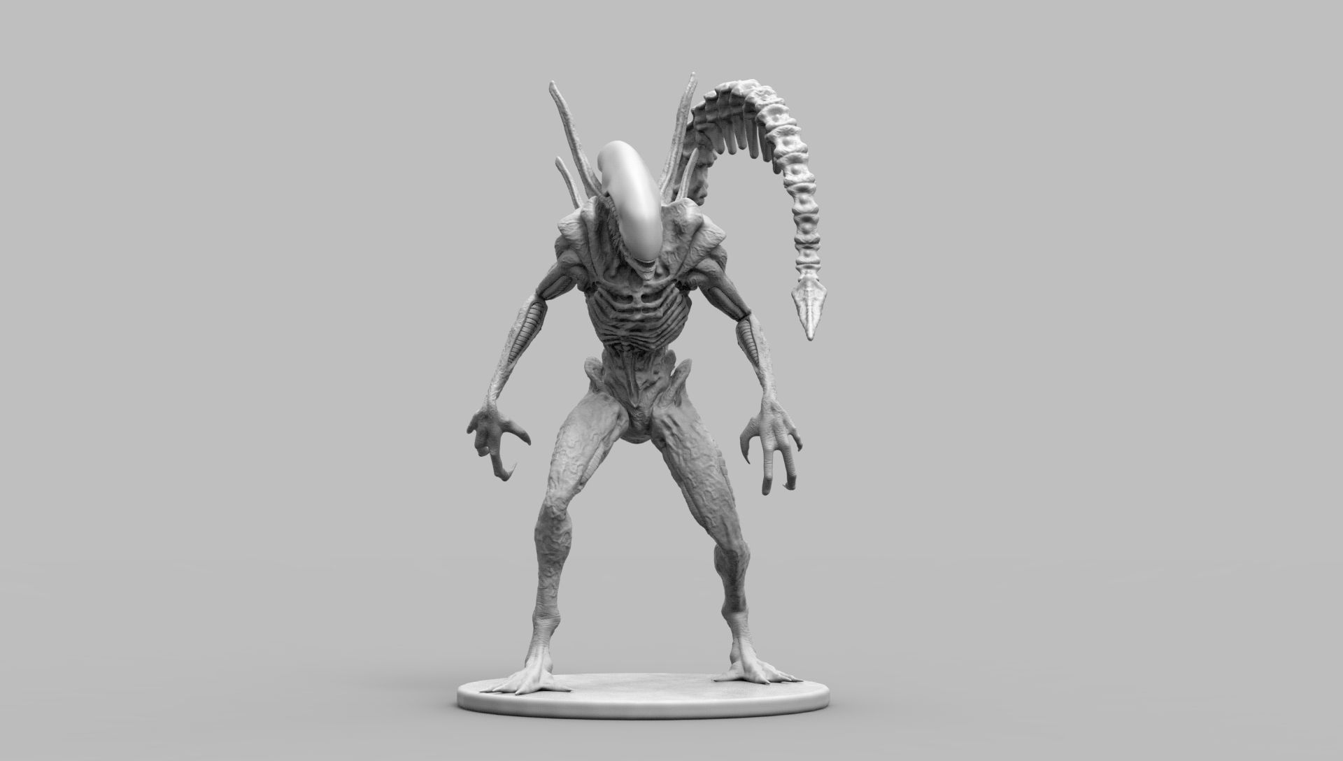 Alien Xenomorph Scout 3D Print Model 3D print model_24