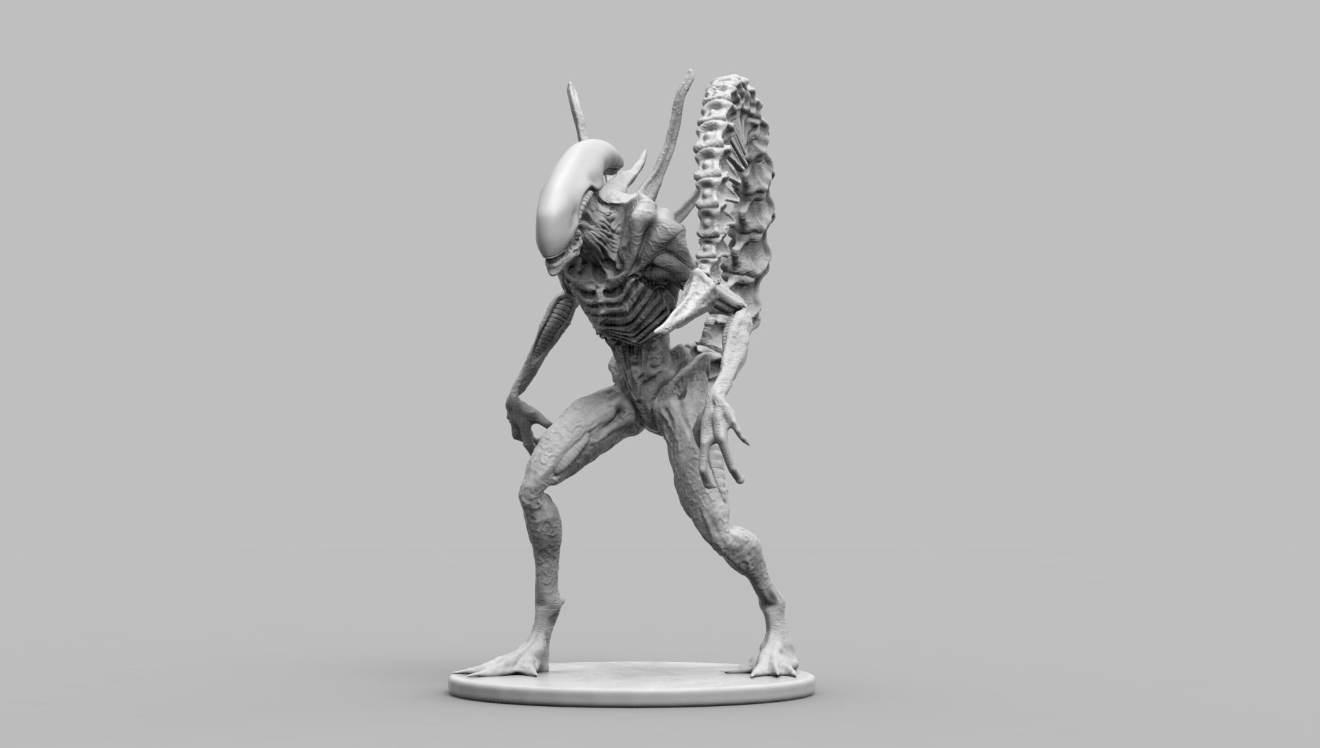 Alien Xenomorph Scout 3D Print Model 3D print model_69