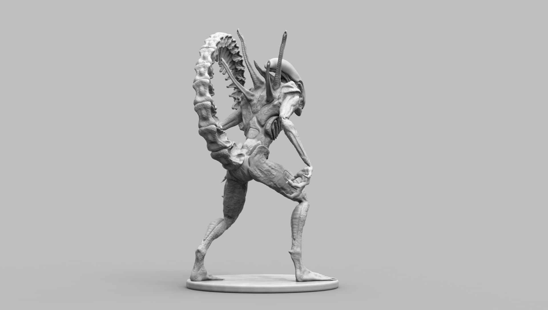 Alien Xenomorph Scout 3D Print Model 3D print model_62